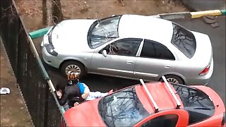 Aku Strip kanggo sandi pacangan lan bangs kula doggy-gaya